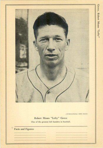 1946-49 Sports Exchange (W603) #4-4 Lefty Grove Front