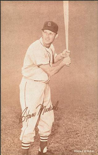 1963 Exhibits #NNO Stan Musial Front