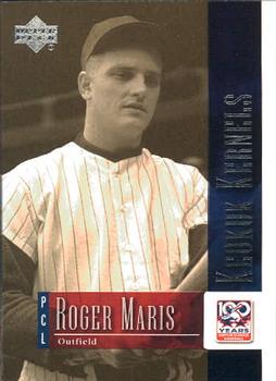 2001 Upper Deck Minors Centennial #22 Roger Maris Front