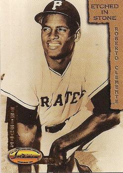 1993 Ted Williams - Roberto Clemente: Etched in Stone #ES2 Roberto Clemente Front