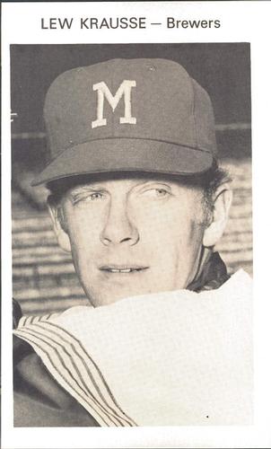 1971 Milwaukee Brewers Picture Pack #NNO Lew Krausse Front