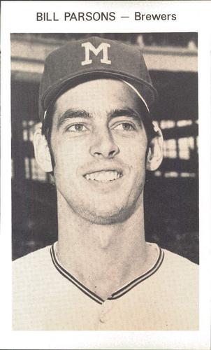 1971 Milwaukee Brewers Picture Pack #NNO Bill Parsons Front