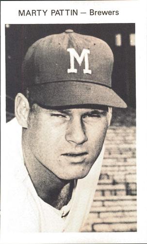 1971 Milwaukee Brewers Picture Pack #NNO Marty Pattin Front