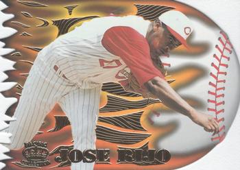 1996 Pacific Prism - Flame Throwers #FT-6 Jose Rijo Front