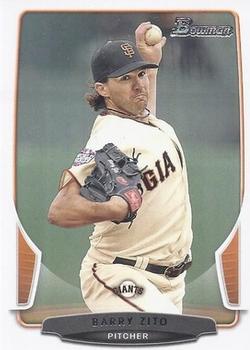 2013 Bowman #119 Barry Zito Front