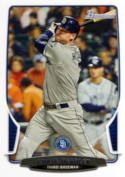 2013 Bowman #66 Chase Headley Front