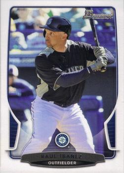2013 Bowman #62 Raul Ibanez Front
