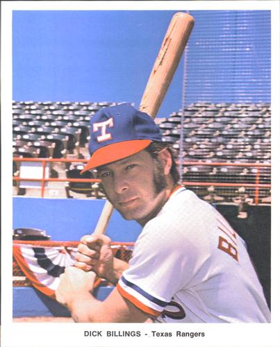 1972 Texas Rangers Color Picture Pack #NNO Dick Billings Front