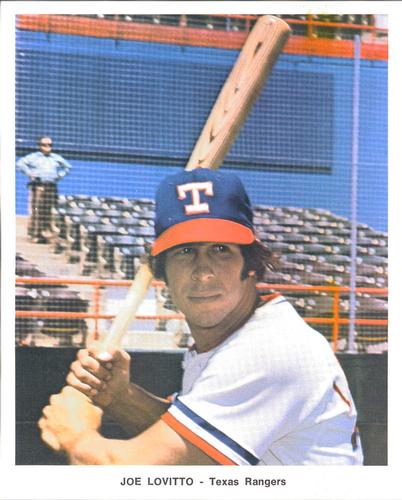 1972 Texas Rangers Color Picture Pack #NNO Joe Lovitto Front