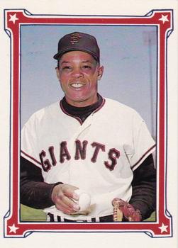 1984 Galasso Willie Mays #1 Willie Mays Front