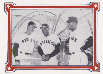 1984 Galasso Willie Mays #26 Willie Mays / Dick Stuart / Earl Wilson Front