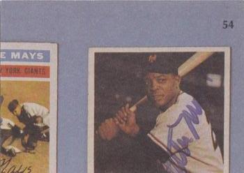 1984 Galasso Willie Mays #54 Willie Mays Back