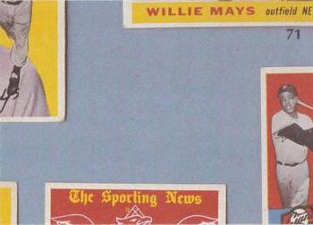 1984 Galasso Willie Mays #71 Willie Mays Back