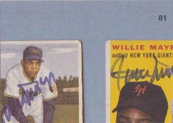 1984 Galasso Willie Mays #81 Willie Mays Back