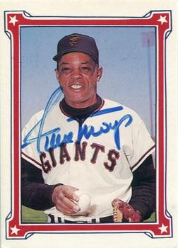 1984 Galasso Willie Mays #1a Willie Mays Front