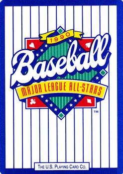1990 U.S. Playing Card Co. Major League All-Stars Playing Cards #10♠ Alan Trammell Back