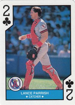 1990 U.S. Playing Card Co. Major League All-Stars Playing Cards #2♣ Lance Parrish Front
