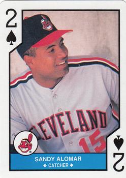 1990 U.S. Playing Card Co. Major League All-Stars Playing Cards #2♠ Sandy Alomar Front