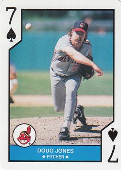 1990 U.S. Playing Card Co. Major League All-Stars Playing Cards #7♠ Doug Jones Front