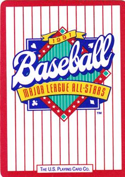 1991 U.S. Playing Card Co. Major League All-Stars Playing Cards #10♠ Rob Dibble Back