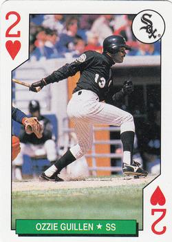 1991 U.S. Playing Card Co. Major League All-Stars Playing Cards #2♥ Ozzie Guillen Front