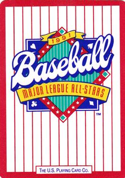 1991 U.S. Playing Card Co. Major League All-Stars Playing Cards #9♥ Ruben Sierra Back