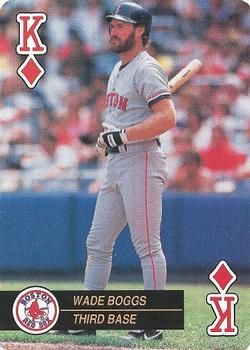 1992 U.S. Playing Card Co. Baseball Aces Playing Cards #K♦ Wade Boggs Front