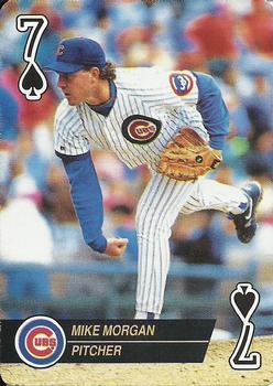 1993 Bicycle Aces Playing Cards #7♠ Mike Morgan Front