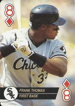 1993 Bicycle Aces Playing Cards #8♦ Frank Thomas Front