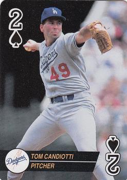 1994 Bicycle Aces Playing Cards #2♠ Tom Candiotti Front