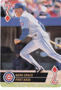 1994 Bicycle Aces Playing Cards #7♦ Mark Grace Front
