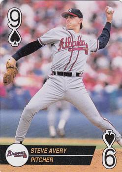 1994 Bicycle Aces Playing Cards #9♠ Steve Avery Front