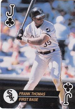 1994 Bicycle Aces Playing Cards #J♣ Frank Thomas Front