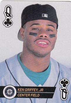 1994 Bicycle Aces Playing Cards #Q♣ Ken Griffey Jr. Front