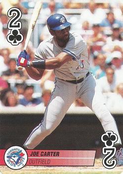 1995 Bicycle Aces Playing Cards #2♣ Joe Carter Front