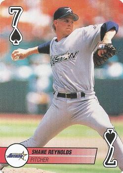 1995 Bicycle Aces Playing Cards #7♠ Shane Reynolds Front