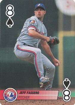 1995 Bicycle Aces Playing Cards #8♠ Jeff Fassero Front