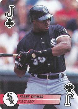 1995 Bicycle Aces Playing Cards #J♣ Frank Thomas Front