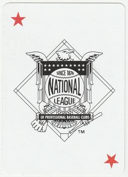 1995 Bicycle Aces Playing Cards #NNO National League Front