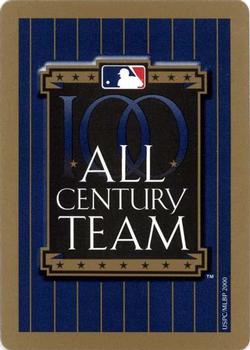 2000 U.S. Playing Card Co. All Century Team #10♦ Ty Cobb Back