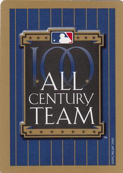 2000 U.S. Playing Card Co. All Century Team #10♠ Al Simmons Back