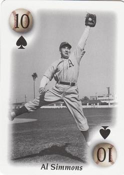 2000 U.S. Playing Card Co. All Century Team #10♠ Al Simmons Front