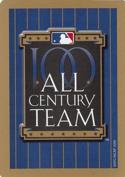 2000 U.S. Playing Card Co. All Century Team #4♥ Ralph Kiner Back