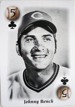 2000 U.S. Playing Card Co. All Century Team #5♣ Johnny Bench Front