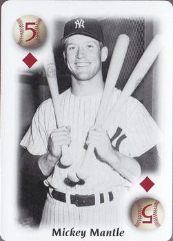 2000 U.S. Playing Card Co. All Century Team #5♦ Mickey Mantle Front