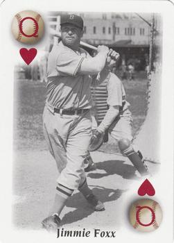 2000 U.S. Playing Card Co. All Century Team #Q♥ Jimmie Foxx Front