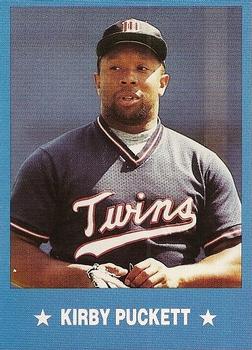 1989 Pacific Cards & Comics Series I (unlicensed) #7 Kirby Puckett Front
