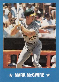 1989 Pacific Cards & Comics Series I (unlicensed) #5 Mark McGwire Front