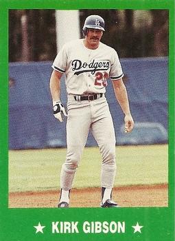1989 Pacific Cards & Comics Series II (unlicensed) #3 Kirk Gibson Front