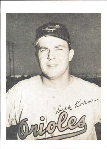 1954 Baltimore Orioles Picture Pack #NNO Dick Kokos Front